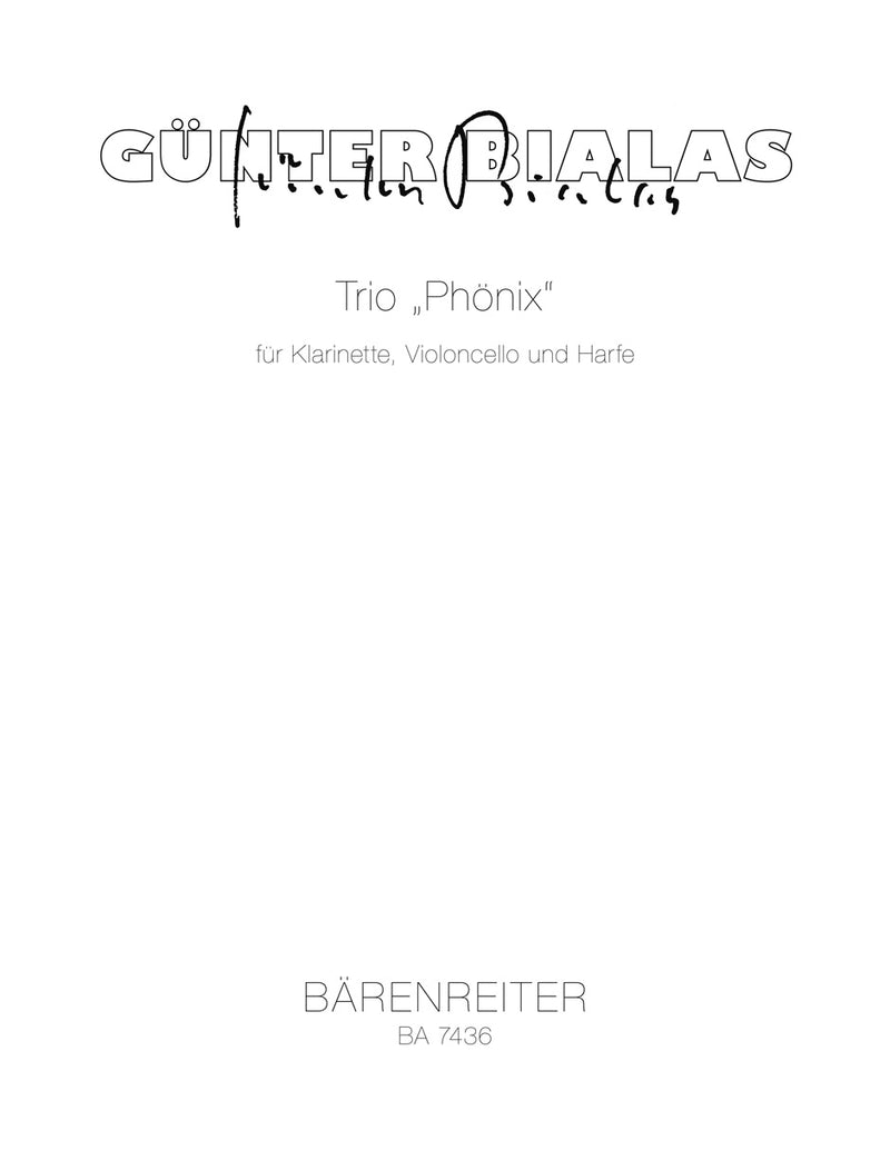 Trio für Klarinette, Violoncello und Harfe "Phoenix" (1995)