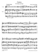 Cantus für Violine und Orgel (1998)
