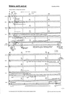 Waters, earth and air I (1997) für Frauenstimme, Bassflöte, Bassklarinette, Klavier und 2 Schlagzeuger