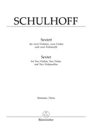 Sextett two violons, two violas und two violoncelli (1924) [set of parts]