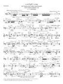 a twilight's song für Sopran und sieben Instrumente (1997) [set of parts]