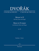 Mass D major op. 86 (Arranged for Soloists, Choir and Organ) [organ reduction]