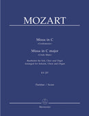 Missa brevis C major K. 257 "Credo Mass" (Arranged for soloists, choir and organ) [organ reduction]