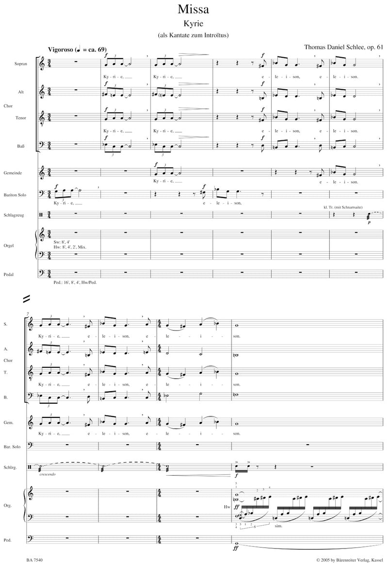 Missa op. 61 (2004/2005) [score]