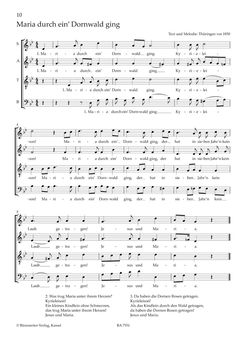 Der neue Quempas. Advents- und Weihnachtslieder (SATB Choir)