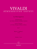La Stravaganza op. 4: Twelve Concertos for Violin, Strings and Basso continuo, vol. 1 [Score]
