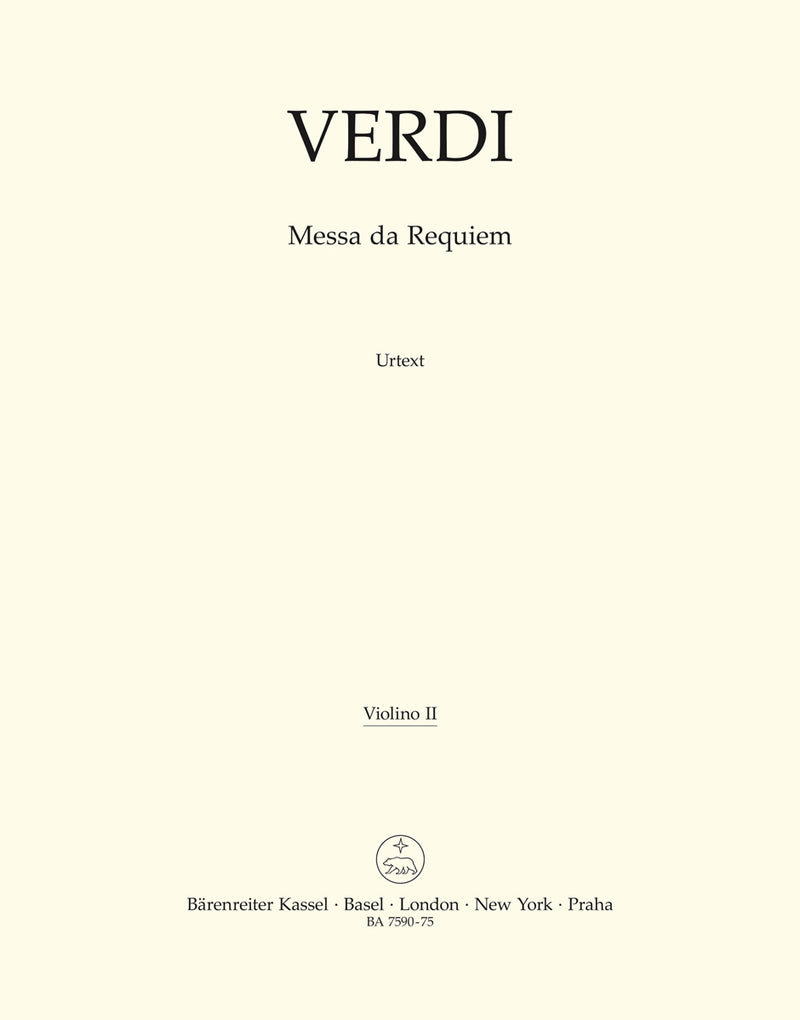 Messa da Requiem [violin 2 part]