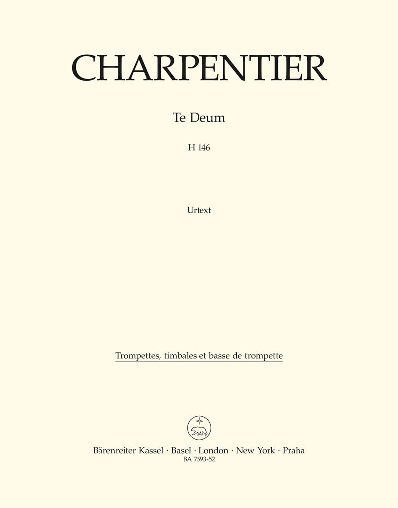 Te Deum D major H 146 [trumpet/trumpet-B/timpani part]