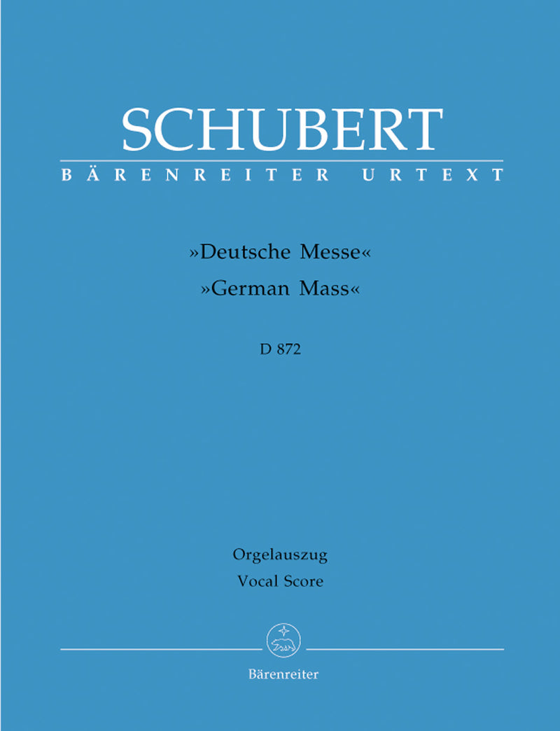Deutsche Messe D 872 [organ reduction]