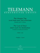 Der jüngste Tag wird bald sein Ziel erreichen TVWV 1:301 [score]