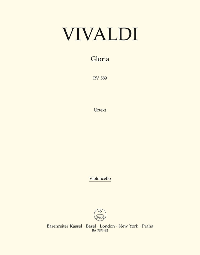 Gloria RV 589 [cello/double bass part]