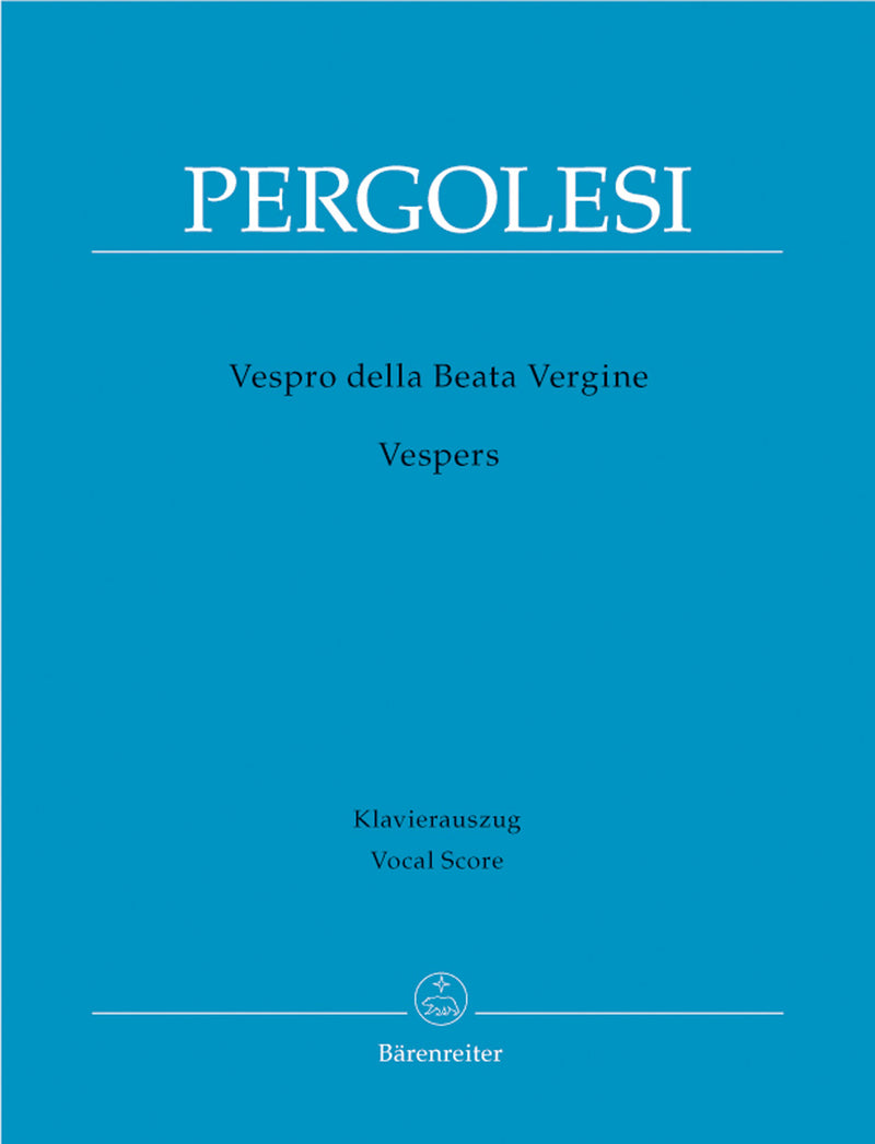 Vespro della Beata Vergine / Vesper （ヴォーカル・スコア）