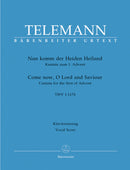 Nun komm der Heiden Heiland TWV 1:1174 （ヴォーカル・スコア）