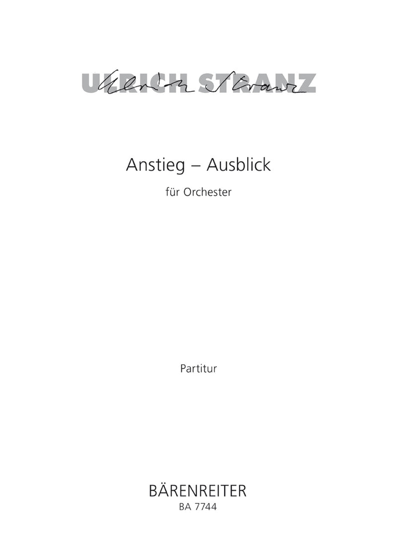 Anstieg - Ausblick