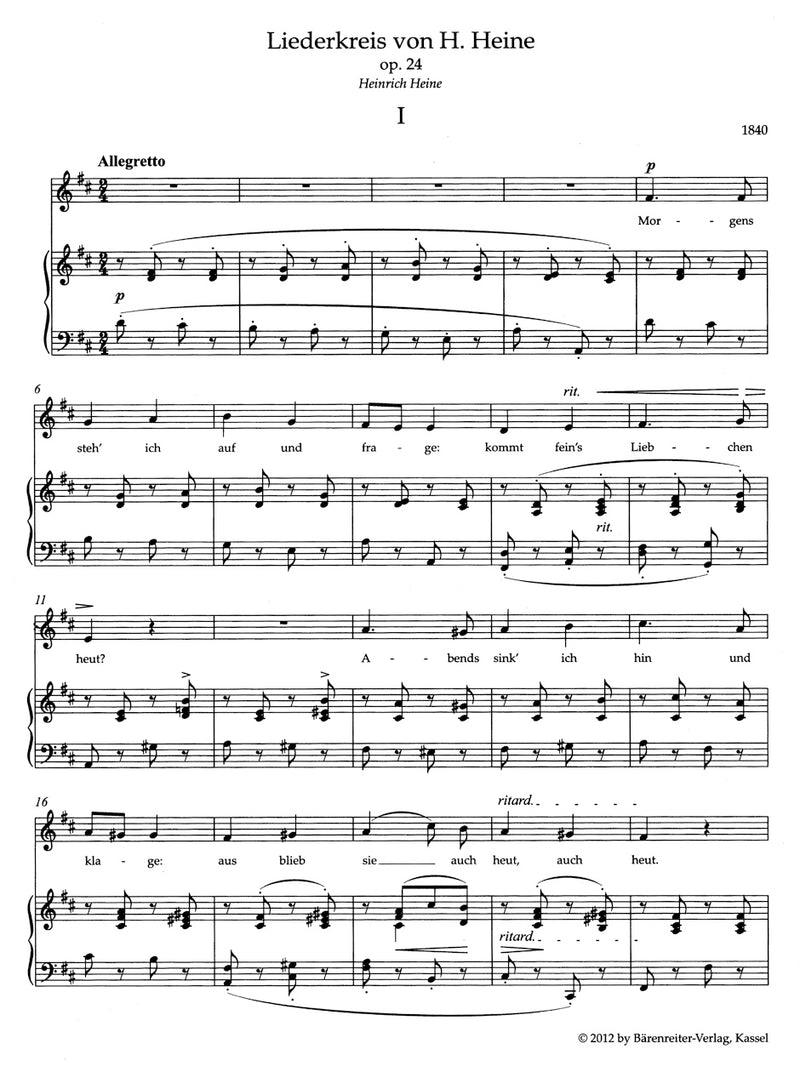 Liederkreis op. 24