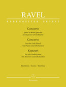 Concerto for the Left Hand for Piano and Orchestra [score]