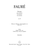 Pavane for Orchestra op. 50 [cello part]