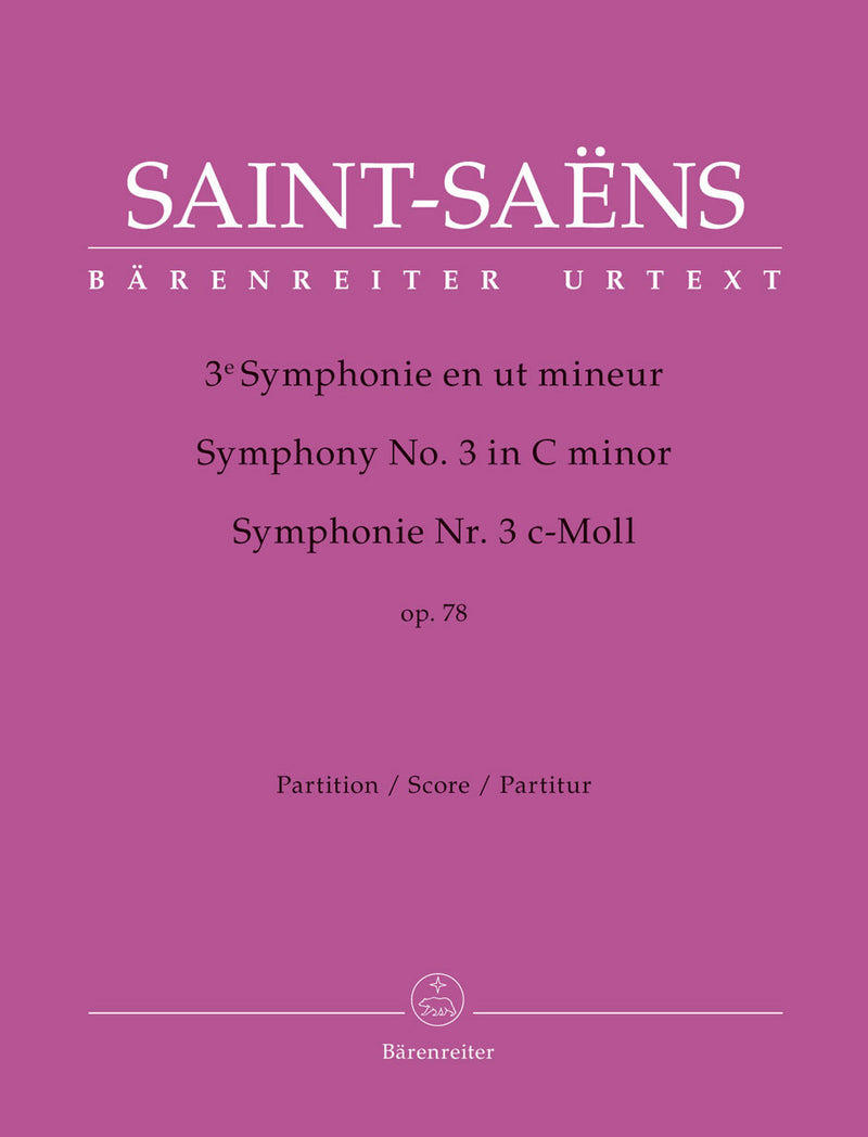 Symphony Nr. 3 C minor op. 78 [score]（ソフトカバー）