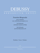 Première Rhapsodie for Orchestra with Solo Clarinet in B-flat [Score]