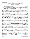 Fantasie über Ungarische Motive (1850) / Fantasie über Irische [Schottische] Motive (1852) für Violine und Orchester（ピアノ・リダクション）