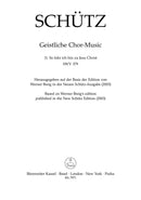 So fahr ich hin zu Jesu Christ SWV 379（Breig校訂） [合唱楽譜]