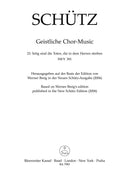 Selig sind die Toten, die in dem Herren sterben SWV 391