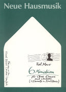 sechs Miniaturen für Oboe d'amore und Cembalo oder für Klarinette in A und Klavier op. 62/2 (1974)