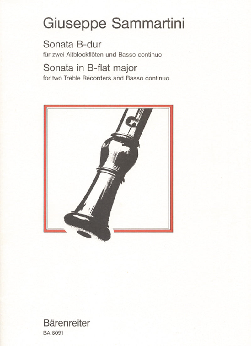 Sonate B-Dur (Triosonate) [score & parts]