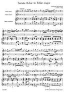 Sonate B-Dur (Triosonate) [score & parts]