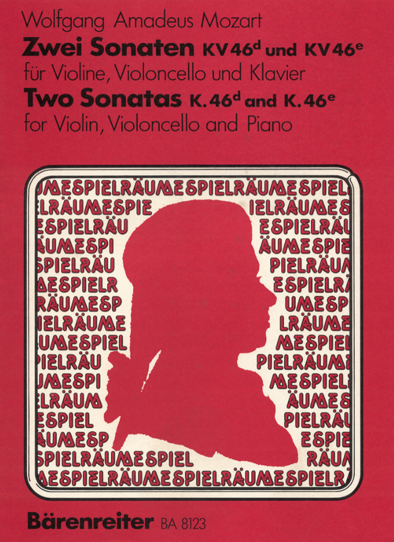 Two Sonatas, K. 46d, e