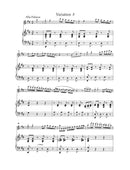 Variationen über "Nel cor piu non mi sento" für Flöte und Klavier (aus "La Molinara" von Giovanni Paisiello)