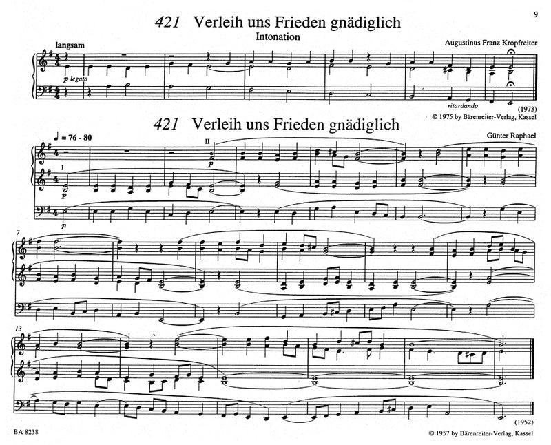 Choralvorspiele zum Evangelischen Gesangbuch, vol. 6