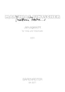 JanusGesicht für Viola und Violoncello (2001)