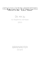 Dir, mir zu for Voice and Piano (2001)
