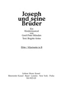 Joseph und seine Brüder [flute/clarinet part]