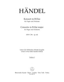 Concerto for organ and orchestra B-flat Major op. 4/6 HWV 294 [Violin 1 part]