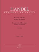 Concerto for Harp and Orchestra B-flat Major op. 4/6 HWV 294 [score]