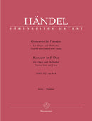 Concerto for Organ and Orchestra F major op. 4/4 HWV 292 (4th movement with choir) [Score]