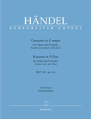 Concerto for Organ and Orchestra F major op. 4/4 HWV 292 (4th movement with choir) [ヴォーカル・スコア]
