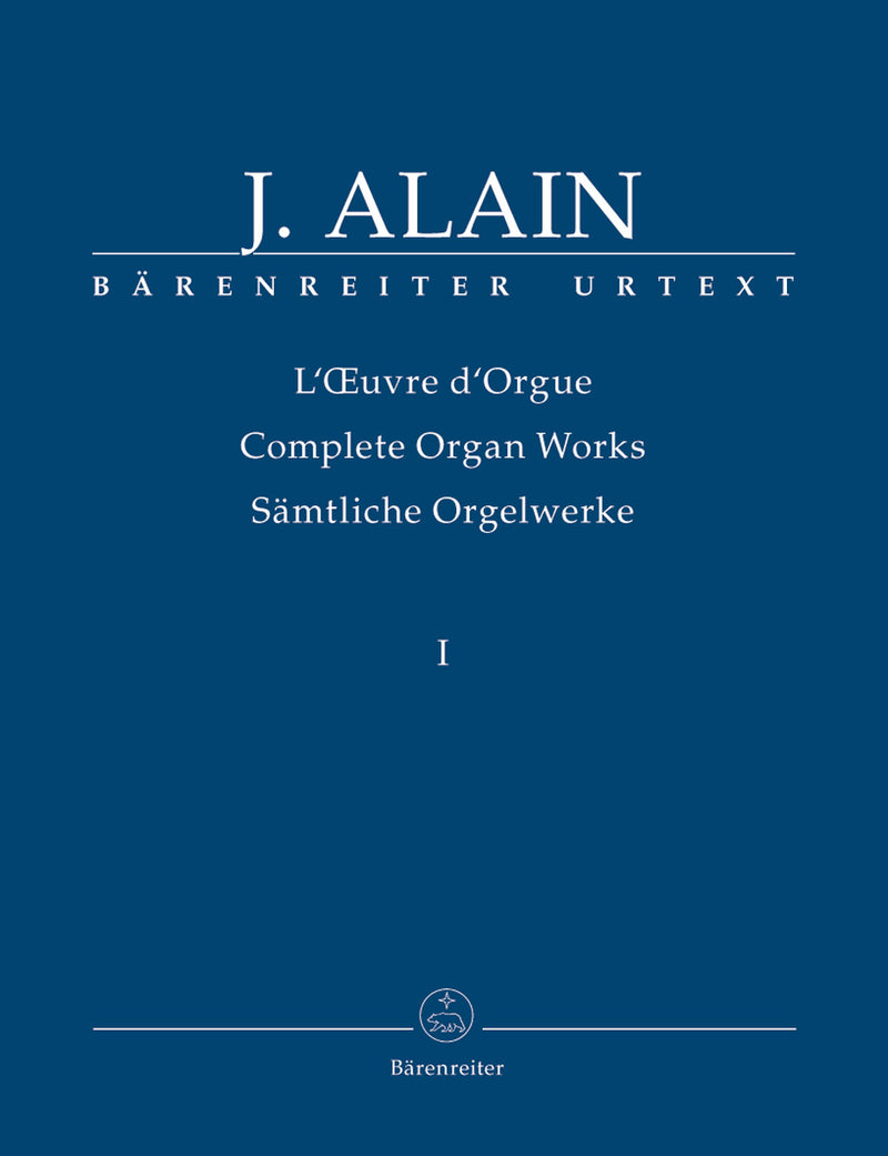 L'Oeuvre d'orgue 1: Works published or intended for publication during the composer's lifetime