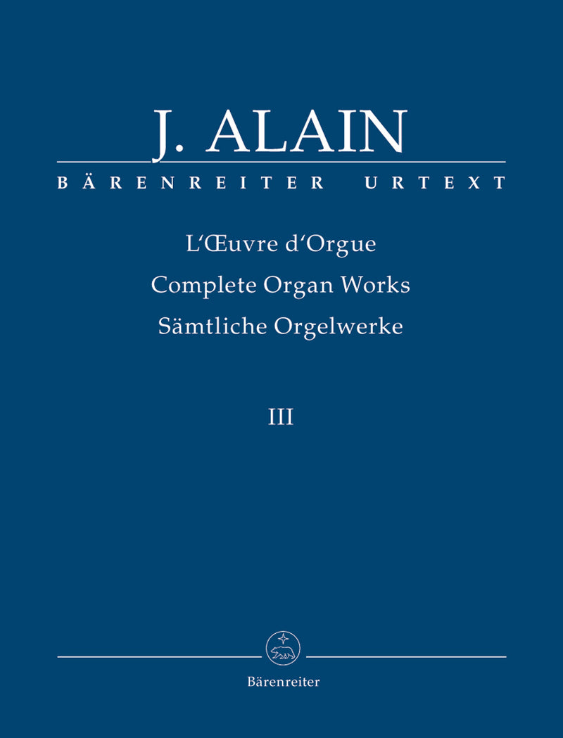 L'Oeuvre d'orgue 3: Posthumous Works. Suite, Intermezzo, Trois Dances