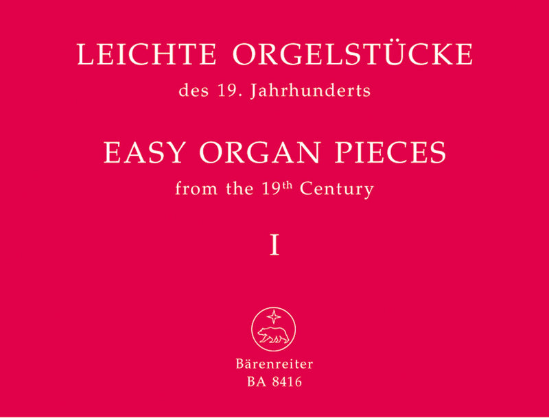 Easy organ pieces from the 19th century（全4巻セット）
