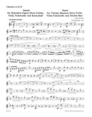 Septet for Clarinet, Bassoon, Horn, Viola, Violoncello and Double-Bass