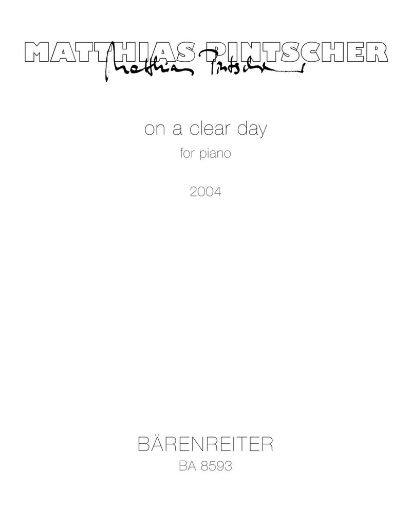 on a clear day