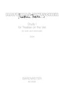 Study I for Treatise on the Veil für Violine, Cello (2004)