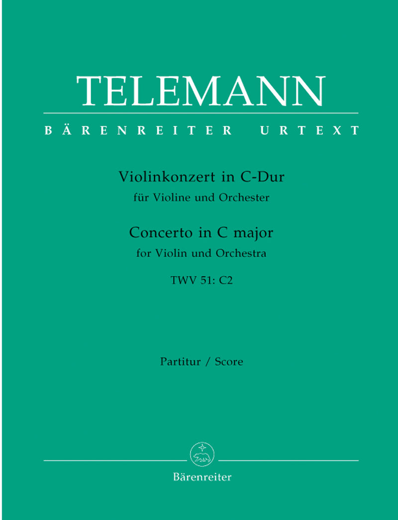 Concerto for Violin and Orchestra D major TWV 51:D10