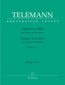 Concerto for Violin and Orchestra E minor TWV 51:e3