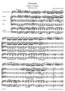 Concerto for Violin and Orchestra E major TWV 51:E2