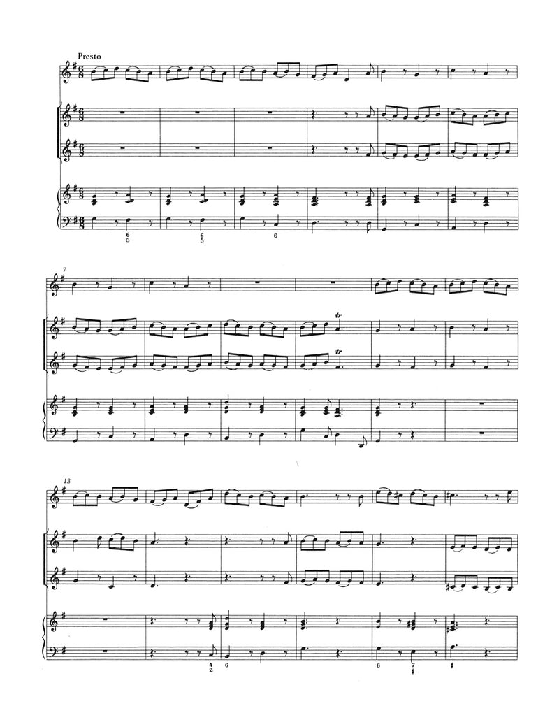 Concerto for Violin and Orchestra G major TWV 51:G 7