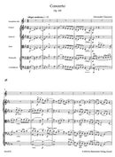 Concerto for Contralto Saxophone and String Orchestra E-flat major op. 109 [score]